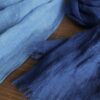 再入荷♪   藍染　　リネンガーゼ　ストール　無地　 - 画像 (4)