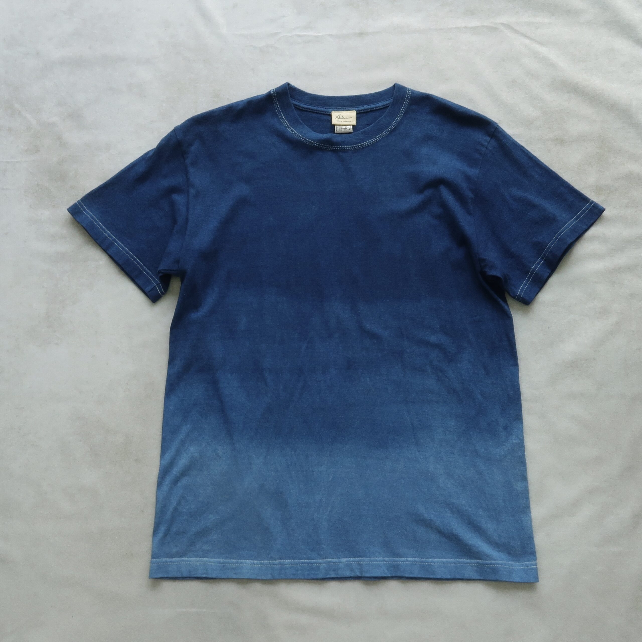 メンズ 5.6オンスTシャツ グラデーション柄 | 藍染のアイヒラコ