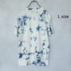 New❗️藍染　Tシャツ　6.2オンス 　むらくも柄　タイダイ　白　男女兼用 - 画像 (3)