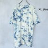 New❗️藍染　Tシャツ　6.2オンス 　むらくも柄　タイダイ　白　男女兼用 - 画像 (4)