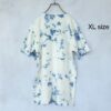 New❗️藍染　Tシャツ　6.2オンス 　むらくも柄　タイダイ　白　男女兼用 - 画像 (5)