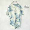 New❗️藍染　Tシャツ　6.2オンス 　むらくも柄　タイダイ　生成り　男女兼用 - 画像 (3)