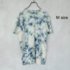 New❗️藍染　Tシャツ　6.2オンス 　むらくも柄　タイダイ　生成り　男女兼用 - 画像 (4)