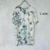 New❗️藍染　Tシャツ　6.2オンス 　むらくも柄　タイダイ　生成り　男女兼用 - 画像 (6)