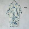 New❗️藍染　Tシャツ　6.2オンス 　むらくも柄　タイダイ　生成り　男女兼用 - 画像 (7)