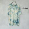 New❗️藍染　Tシャツ　6.2オンス 　むらくも柄　タイダイ　生成り　男女兼用 - 画像 (8)