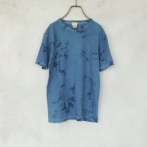 New❗️藍染　Tシャツ　6.2オンス 　むらくも柄　タイダイ　青　男女兼用