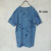 New❗️藍染　Tシャツ　6.2オンス 　むらくも柄　タイダイ　青　男女兼用 - 画像 (5)
