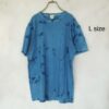 New❗️藍染　Tシャツ　6.2オンス 　むらくも柄　タイダイ　青　男女兼用 - 画像 (6)