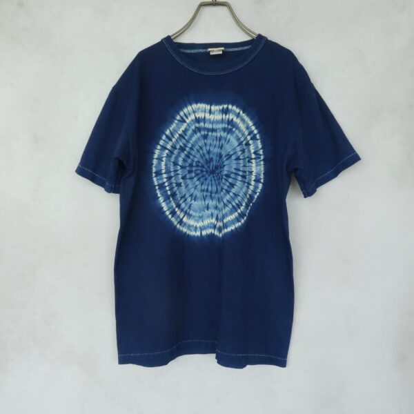 New❗️藍染　Tシャツ　6.2オンス 　Nenrin柄　男女兼用